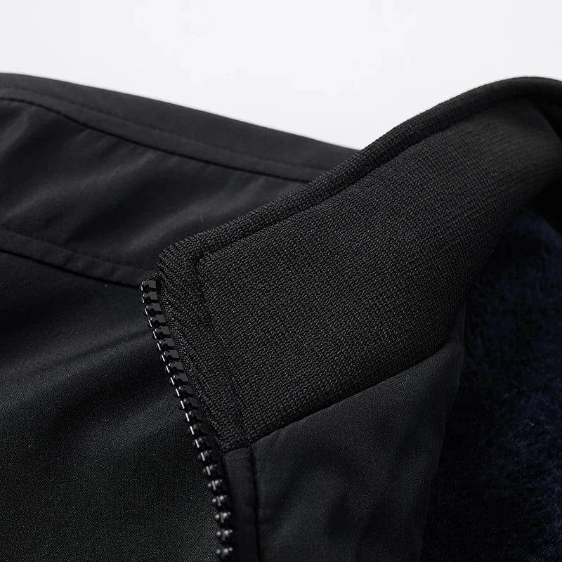 Men's high neck coat, view 6