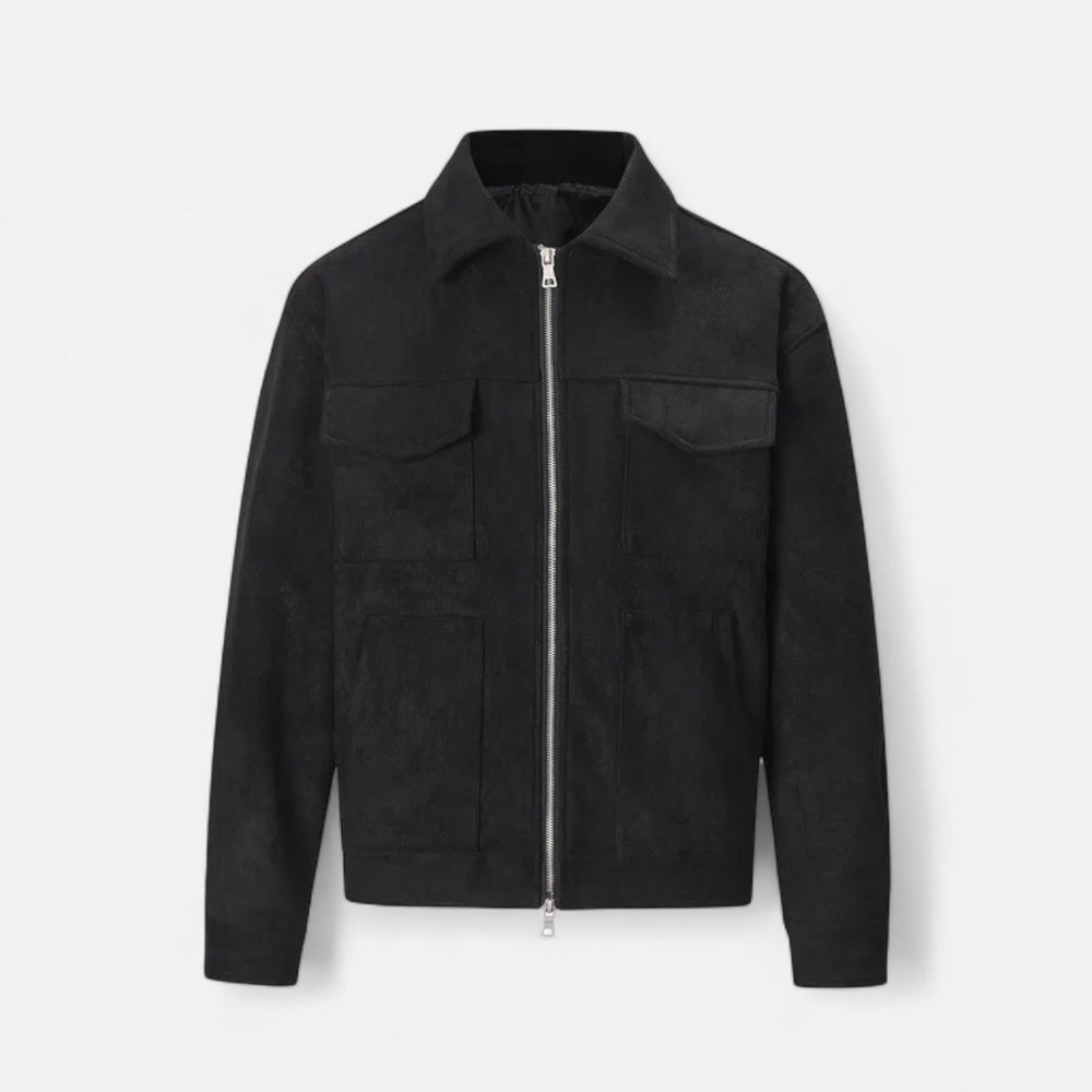 Men's zip-up coat, view 5