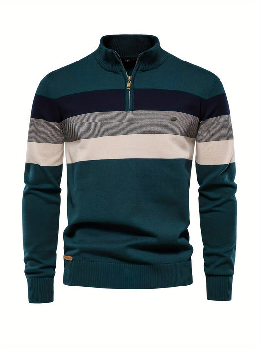 Cotton Knit Men's Sweater - Wyatt