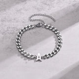 BowLift | Couples Letter Initial Cuban Bracelet