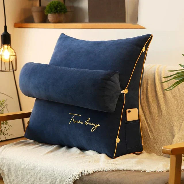 Relaxa – Ergonomic Wedge-Shaped Back Support Cushion