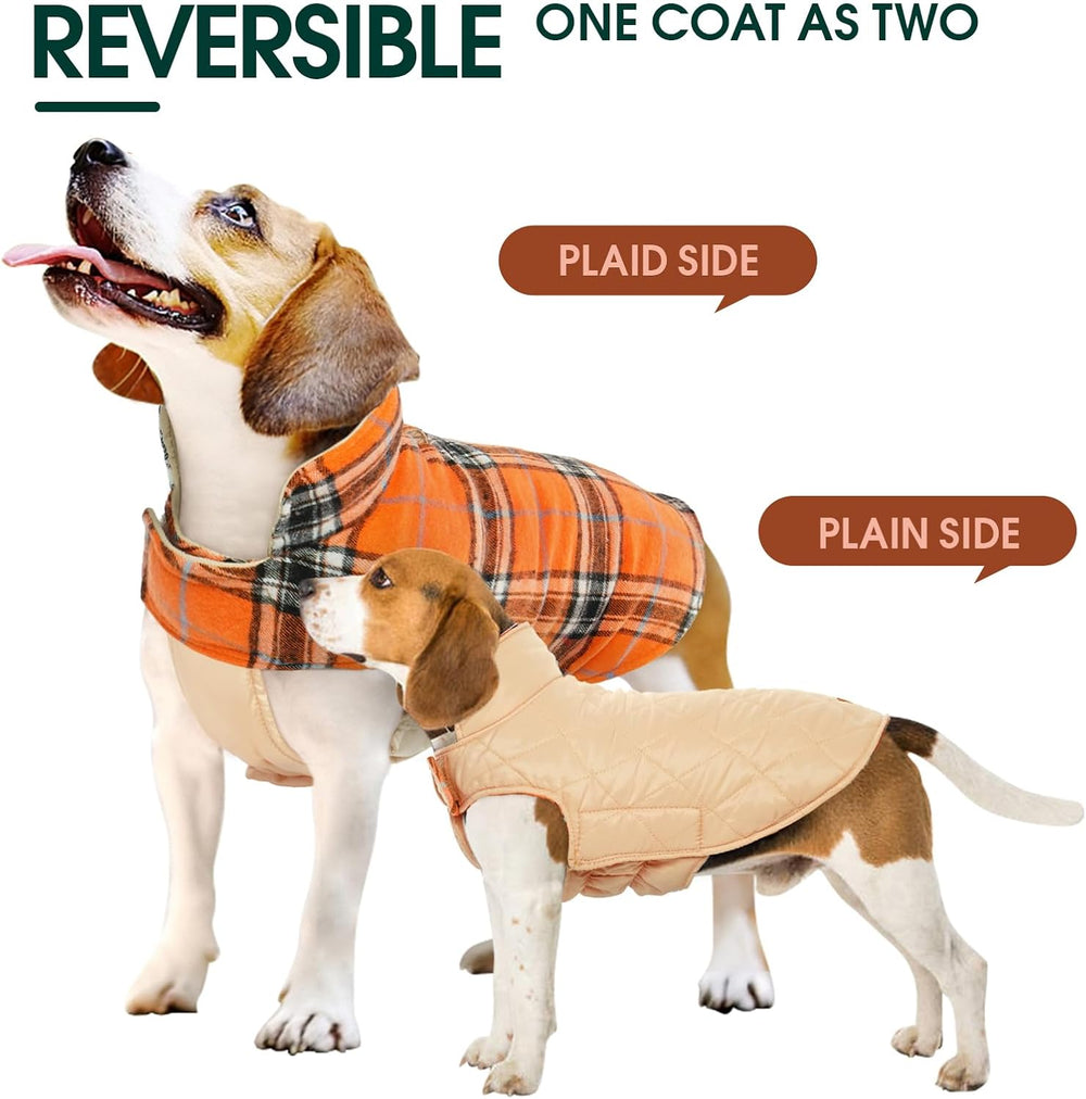 Cozy Waterproof Dog Jacket - Stylish British Winter Coat for Ultimate Warmth & Comfort