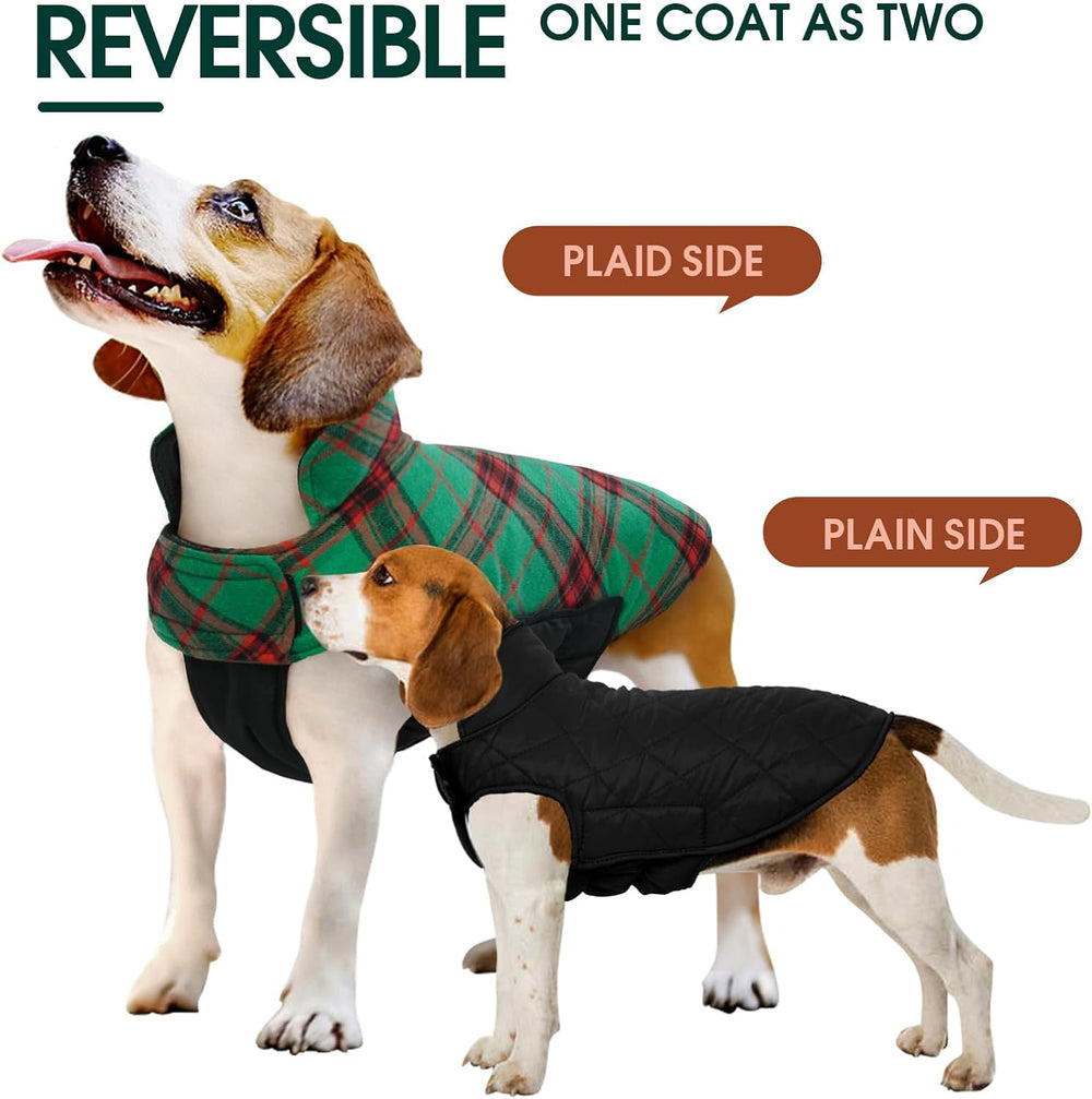 Cozy Waterproof Dog Jacket - Stylish British Winter Coat for Ultimate Warmth & Comfort