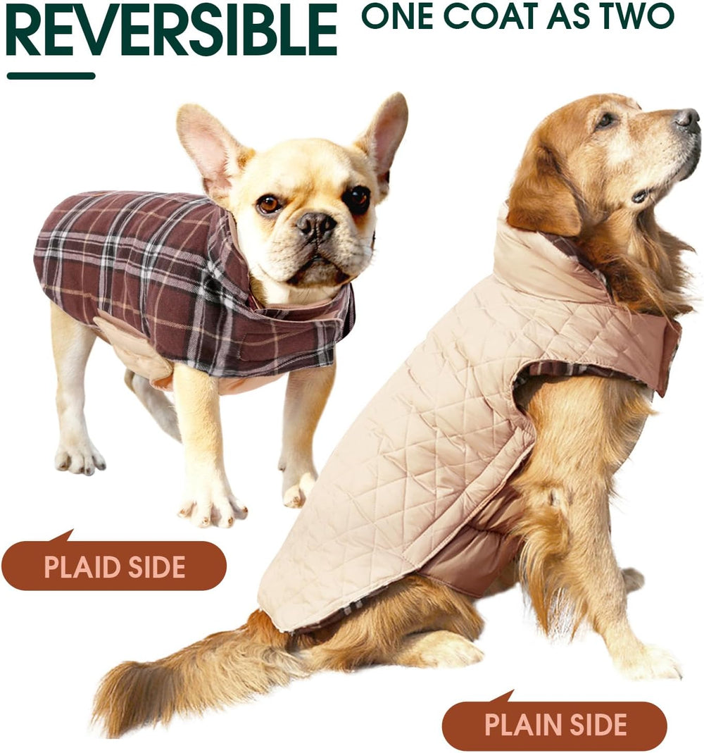 Cozy Waterproof Dog Jacket - Stylish British Winter Coat for Ultimate Warmth & Comfort