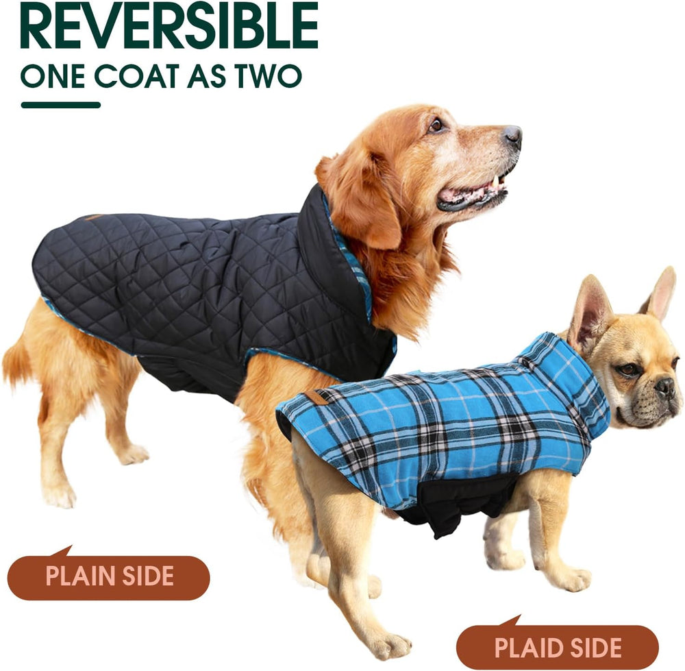 Cozy Waterproof Dog Jacket - Stylish British Winter Coat for Ultimate Warmth & Comfort