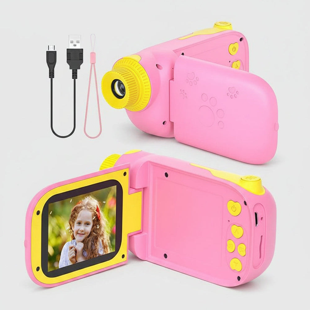 Kids Digital Camera – Educational Toy, Rechargeable Battery & Video Recorder