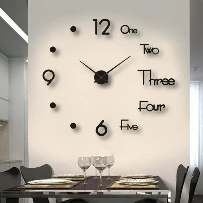 ArtTime Creative Wall Clock - Unique Modern Design for Home Decor