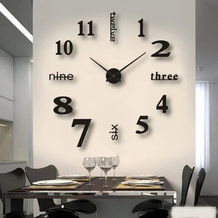 ArtTime Creative Wall Clock - Unique Modern Design for Home Decor