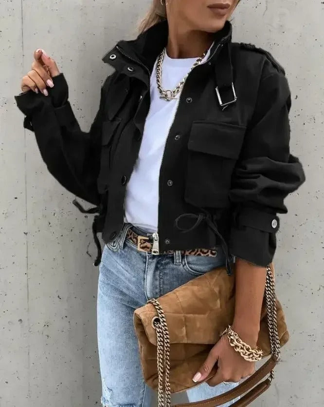 Cropped summer jacket with chic – Noëlle