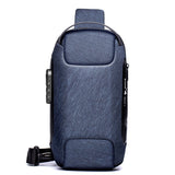 Men's Compact Water-Resistant Anti-Theft Crossbody Bag with USB Charging Port – Perfect for Travel & Daily Use