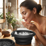 Silicone Ice Cube Tray – Hexagon Design, 26.4cm Diameter & Reusable Black