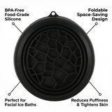 Silicone Ice Cube Tray – Hexagon Design, 26.4cm Diameter & Reusable Black