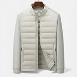 Men's high neck puffer jacket, view 4