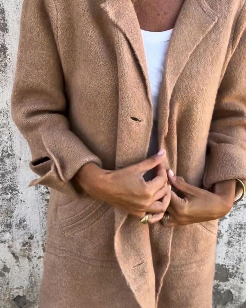 Women's oversized coat, view 5