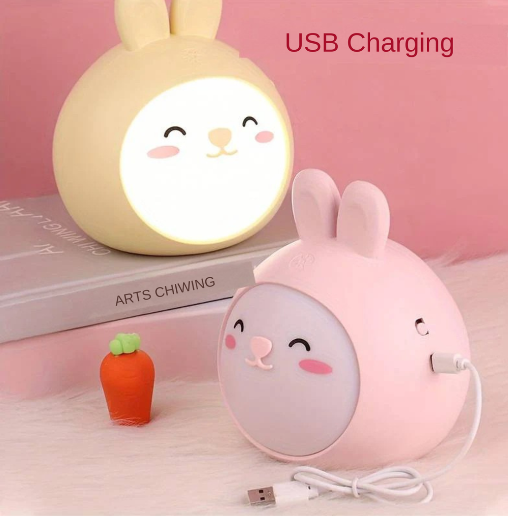 Adorable CuddlePaw Night Light for Kids' Rooms - Soft Glow, Safe & Stylish Sleep Companion