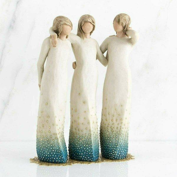 Handcrafted Resin Sister Figurine - Perfect Gift for Siblings and Home Decor