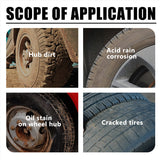 Tire Shine Wax – 100g, Long-Lasting UV Protection & Deep Black Gloss