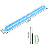 Needle-Free Knitting Loom – Peg System, 4 Sizes 26-58cm & Multi-Color