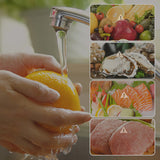 Vegetable Washer – USB Swirl Technology, Waterproof & Compact 10×7cm