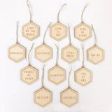 Names Of Jesus Jesus Advent Ornaments Christmas Hanging Decoration