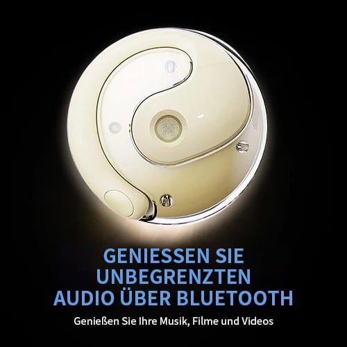 Wireless Bluetooth Earbuds – Ear Hooks, IPX7 Waterproof & 36-Hour Playtime