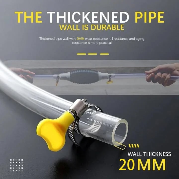 Optimized Product Title: "Manuelle Siphonpumpe für Kraftstoff- und Wassertransfer – Effiziente Handpumpe für Flüssigkeiten, Ideal für Auto, Boot und Garten" 

This title includes relevant keywords while also providing additional context about the product'