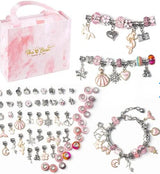 Kids Jewelry Making Kit – 100+ Beads, Charms & Adjustable Chains