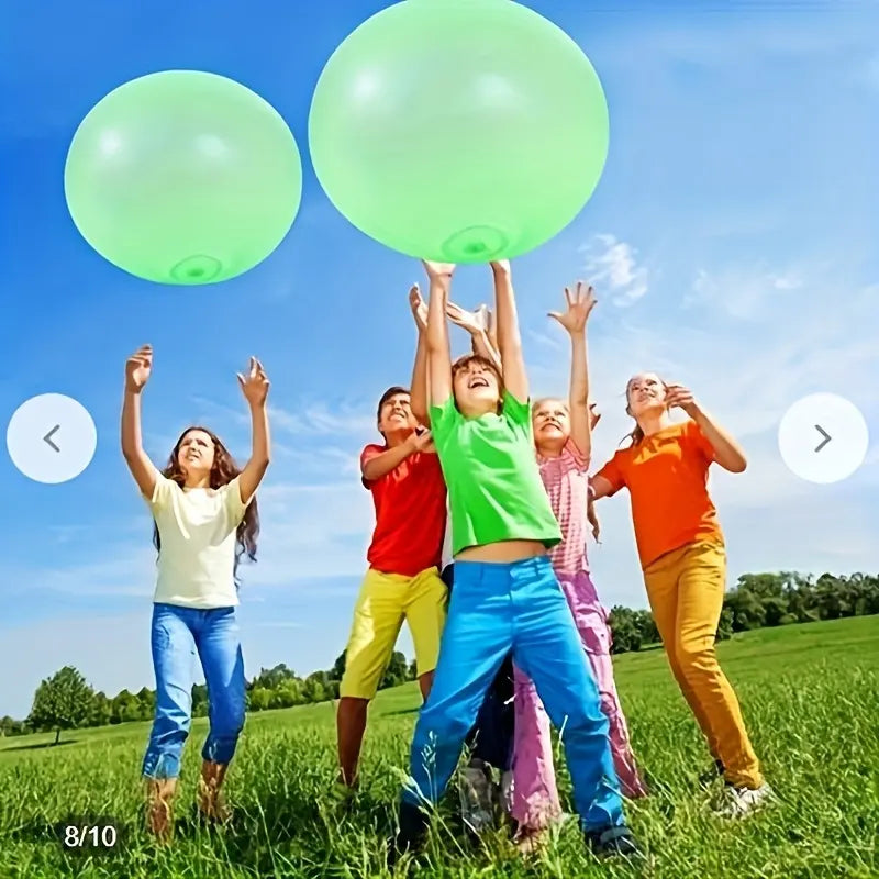Bubble-Ball für drinnen & draußen – Wasserbefüllbar, bis 122 kg belastbar – Perfekt für Spaß und Fitness!