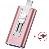 4-in-1 USB Flash Drive – Lightning, USB-A & USB-C, Up to 256 GB