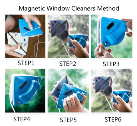 Magnetischer Fensterputzer für beide Seiten
