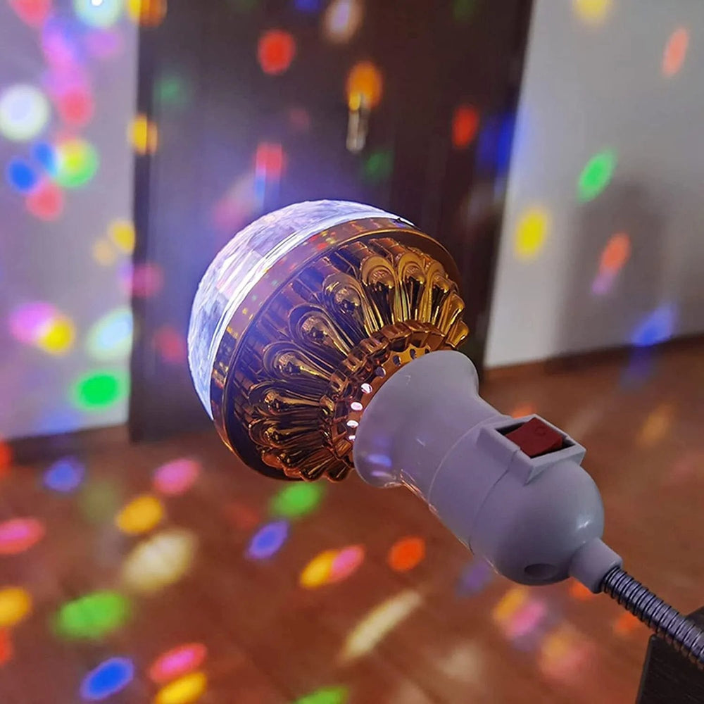 LED Party Light Bulb – E27, Multicolor Effects & Plug-and-Play
