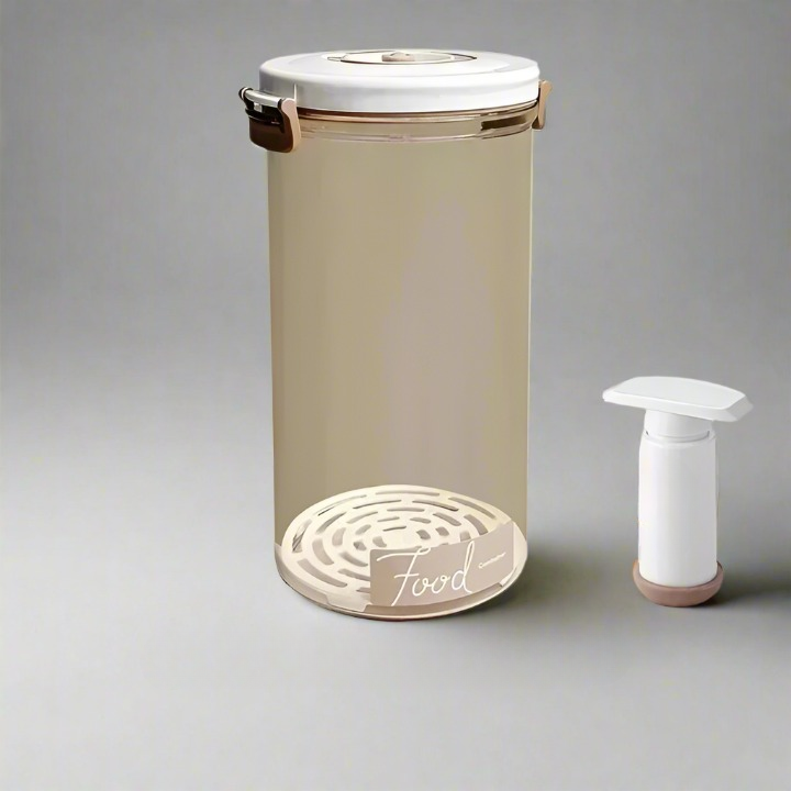 Vacuum Food Storage Container – Hand Pump, BPA-Free & Dishwasher Safe