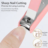 Stainless Steel Manicure Set – 6 Tools, 0.02mm Blade & Travel Case
