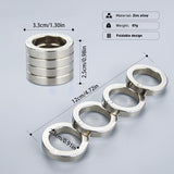 Noxord | Foldable Four-Ring Titanium Steel Fidget Toy