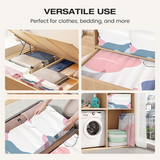 Vacuum Storage Bags – 75% Space Saving, Pump-Free & Reusable
