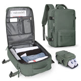 35 L Travel Backpack – USB Charging Port, Shoe Compartment & Carry-On Size
