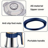 BowLift | Stainless Steel Food Processor – Powerful Meat Grinder & Vegetable Chopper (5L, 5000 RPM)