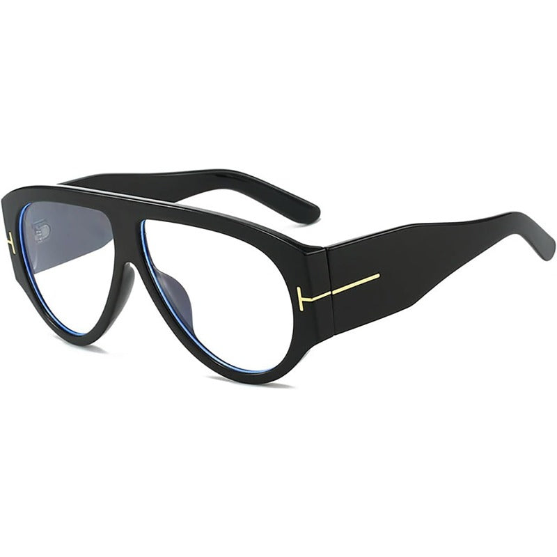 Oversized Aviator Sunglasses – Unisex, UV400 Protection & Metal Frame