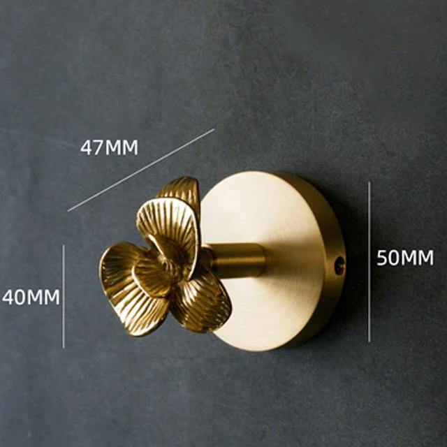 Brass Wall Hooks – Solid Brass, Animal Head Design & Gold Finish
