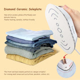 Mini Travel Iron – Ceramic Diamond Soleplate, Dual Voltage & 2-Min Heat-Up