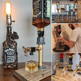 Wood Beverage Dispenser – 5L, Metal Tap & Bar Serving