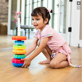 Spiral Stacking Tower Toy – 6 Colors, Fine Motor Skills & Ages 1-5