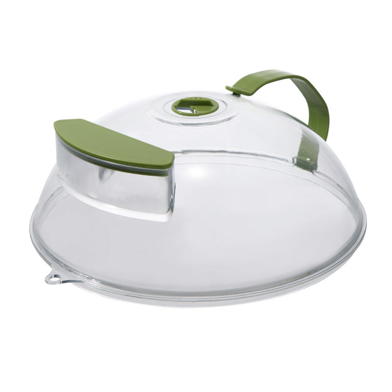 Microwave Cover with Steam Reservoir – Polycarbonate, 360° Venting & Insulated Handle