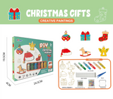 Kids Crystal Craft Kit – 30×30cm Canvas, No-Bake Glue & 9 Designs