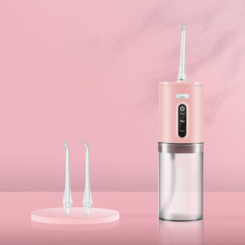 Electric Dental Water Flosser – 3 Pressure Settings, Rechargeable & Nozzle Set