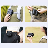 Portable Belt Clip Fan – Bladeless, 3 Speeds & 8-Hour Battery
