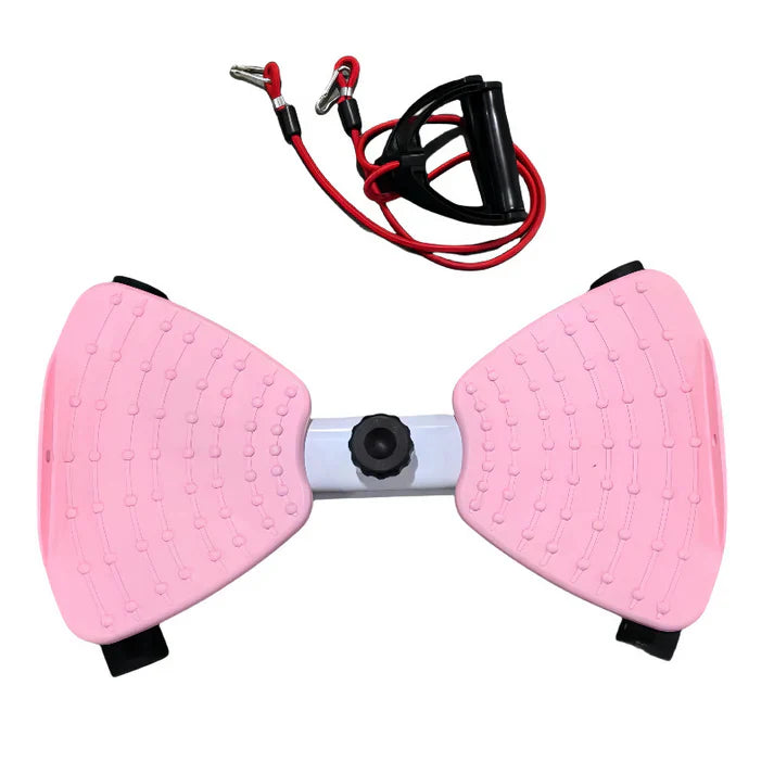 Twist Stepper with Resistance Bands – Full-Body Workout, 120kg Steel Frame & Compact