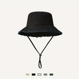Women's Bucket Hat – Cotton, UV Protection & Adjustable Drawstring