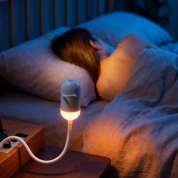 Galaxy Projector Night Light – 2-in-1 LED Starry Sky, USB, Flexible Gooseneck