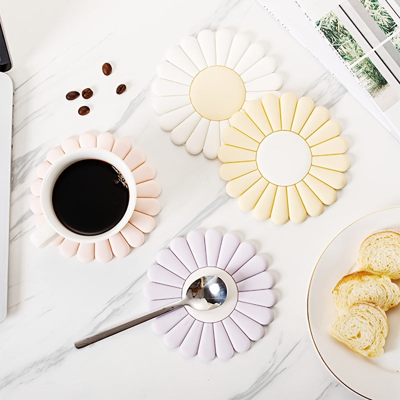 Daisy Silicone Trivet – Heat-Resistant to 230°C, Non-Slip & 25cm 2-Pack